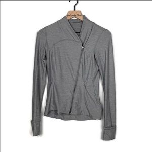 Lululemon grey zip up jacket